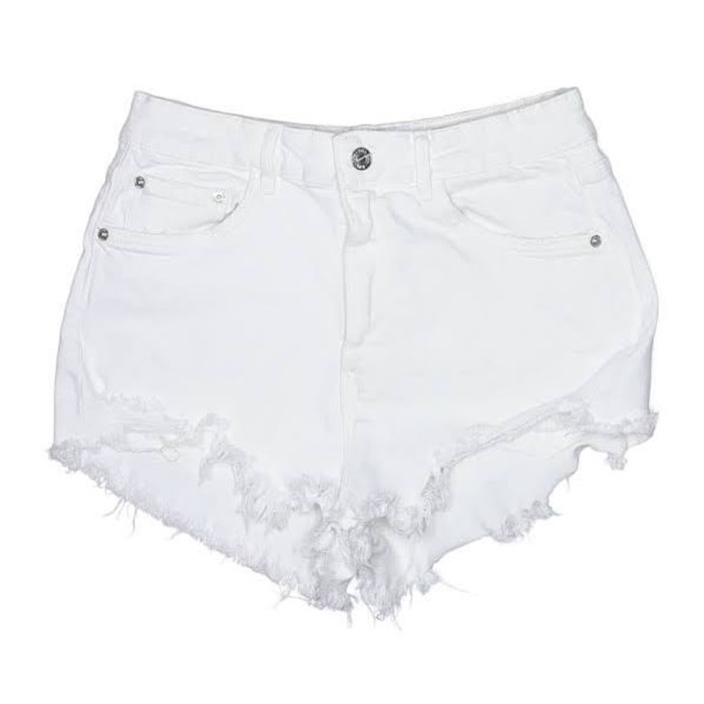 Wild Fable White Denim Shorts! Worn but in good condition! (Size S woman’s)